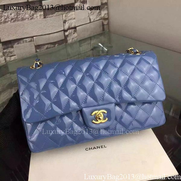 Chanel 2.55 Series Flap Bag Patent Leather A1112