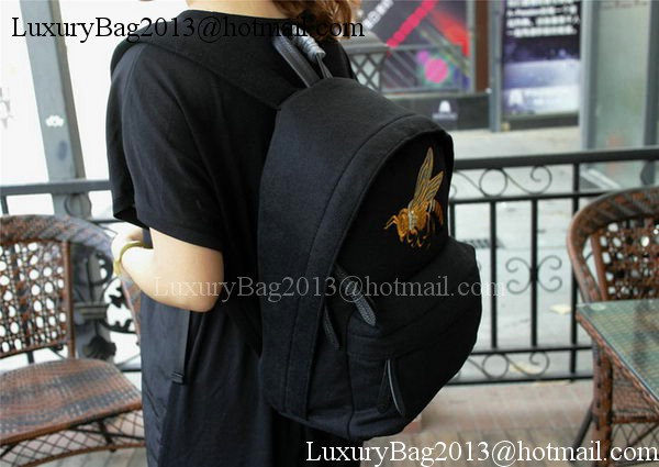 Gucci Beaded Sky Wool Backpack 400248 Black