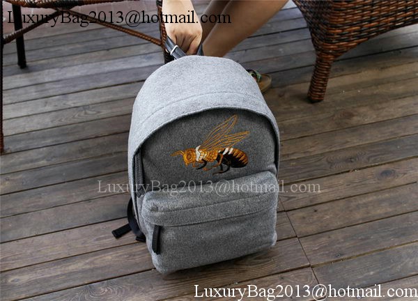 Gucci Beaded Sky Wool Backpack 400248 Grey