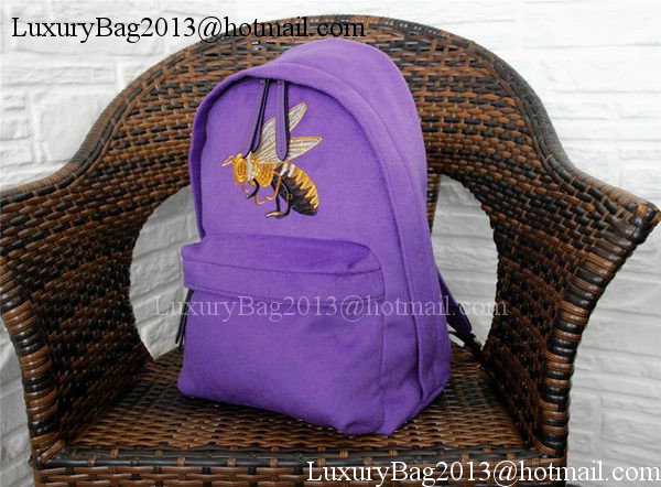 Gucci Beaded Sky Wool Backpack 400248 Violet