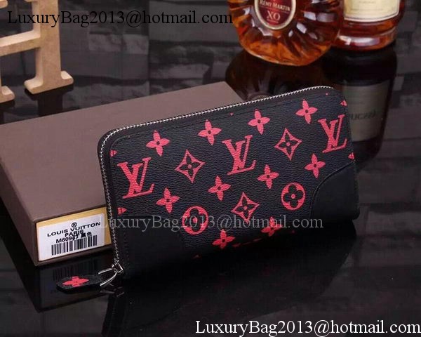 Louis Vuitton Monogram Rouge Canvas INSOLITE WALLET M60999 Black