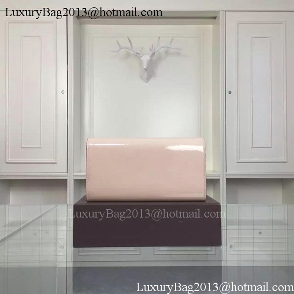 Louis Vuitton Vivienne Patent Leather LV Long Wallet M31637 Pink