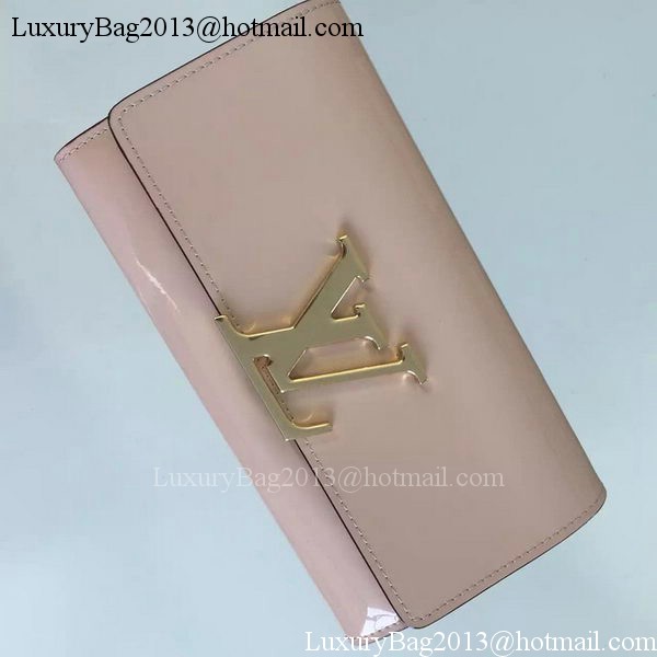 Louis Vuitton Vivienne Patent Leather LV Long Wallet M31637 Pink