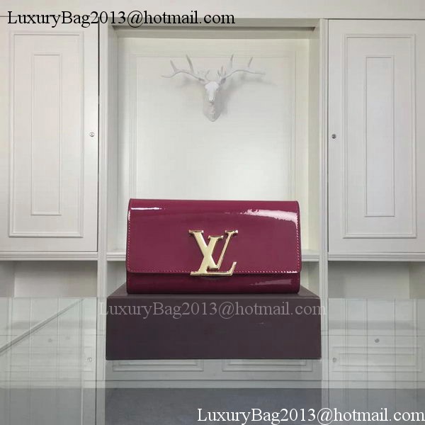 Louis Vuitton Vivienne Patent Leather LV Long Wallet M31637 Puple