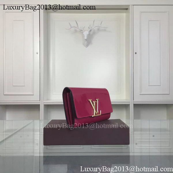 Louis Vuitton Vivienne Patent Leather LV Long Wallet M31637 Puple