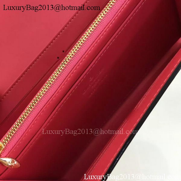 Louis Vuitton Vivienne Patent Leather LV Long Wallet M31637 Rose