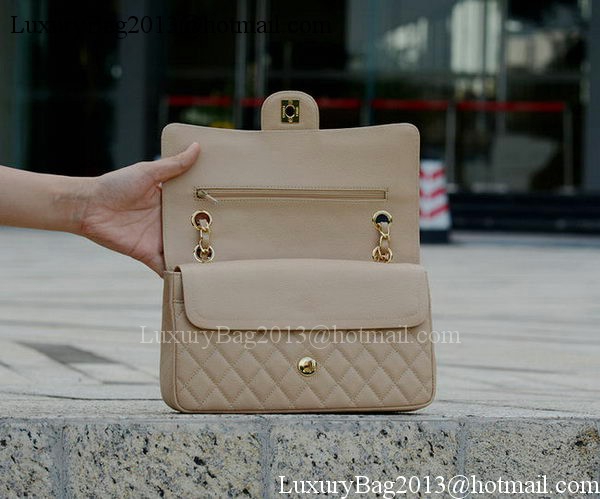 Chanel 2.55 Series Flap Bag Apricot Cannage Pattern A1112 Gold