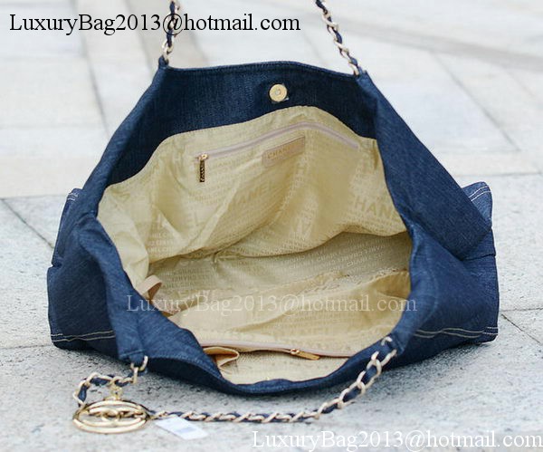 Chanel Shoulder Bag Denim A35462 Blue