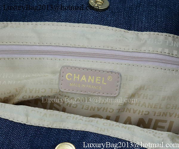 Chanel Shoulder Bag Denim A35462 Blue