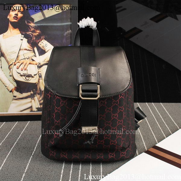 Gucci 352016 Multicolour Canvas Flap Backpack