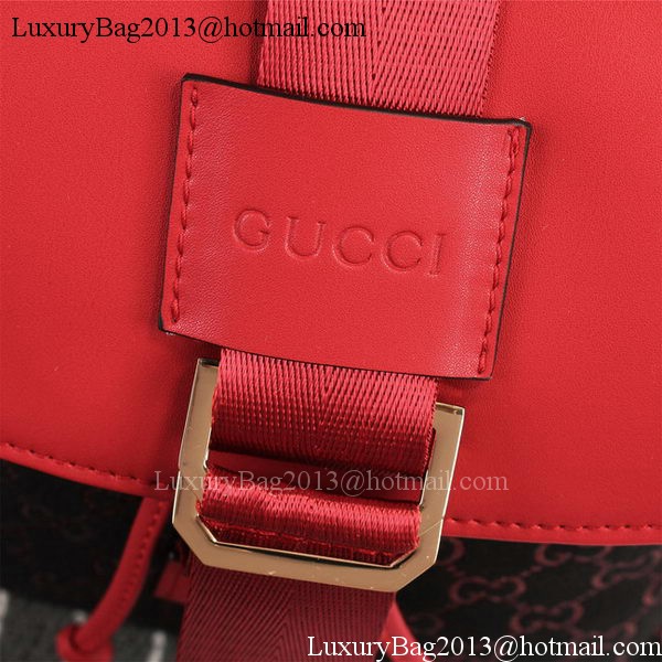 Gucci 352016 Multicolour Canvas Flap Backpack