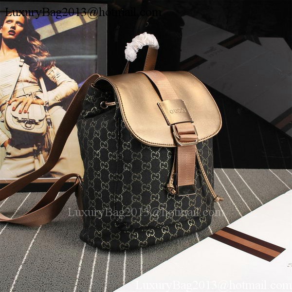 Gucci 352016 Multicolour Canvas Flap Backpack