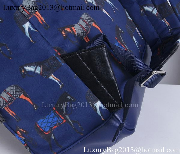 Gucci Horse Print Backpack 353476 Blue