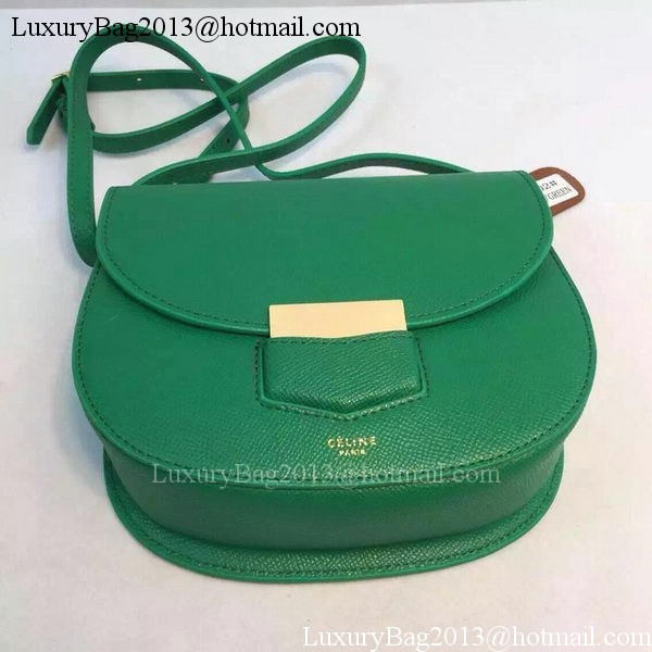 Celine Trotteur Bag Calfskin Leather CTA8002 Green