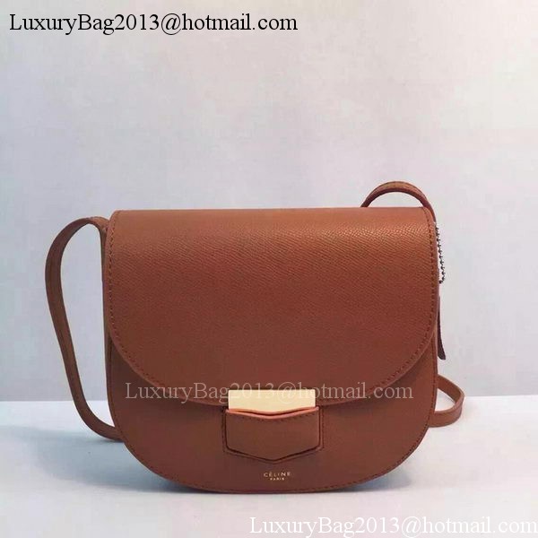 Celine Trotteur Bag Calfskin Leather CTA8002 Wheat