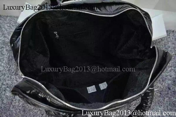 Chanel CoCo Cocoon Quilted Nylon Trolley A73735 Black