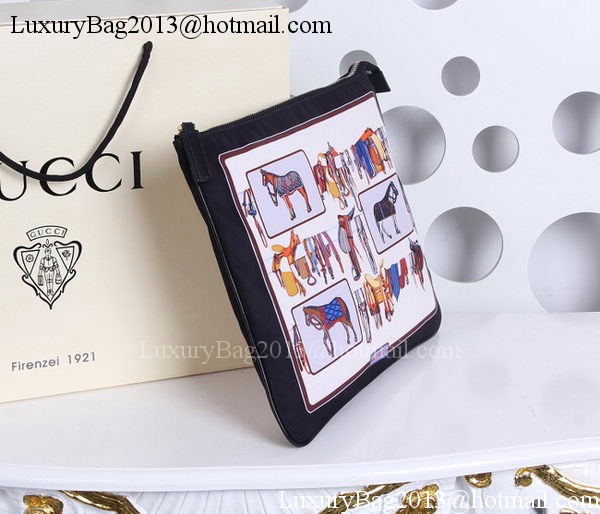 Gucci Horse Frame Print Travel Pouch 388917