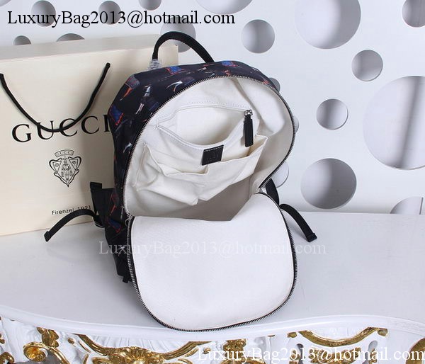 Gucci Horse Print Backpack 348769 Black