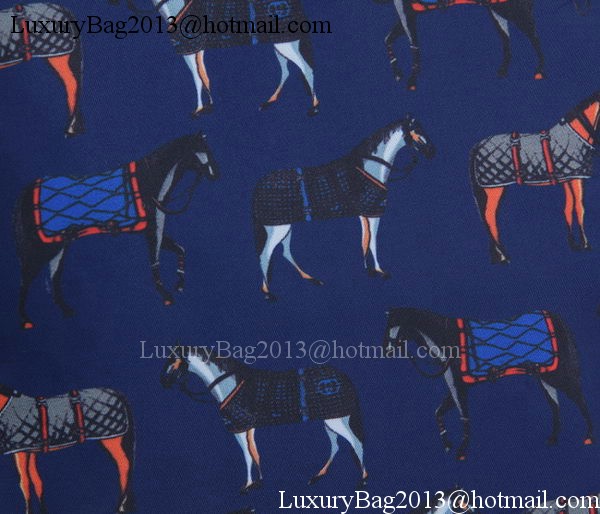 Gucci Horse Print Backpack 348769 Blue