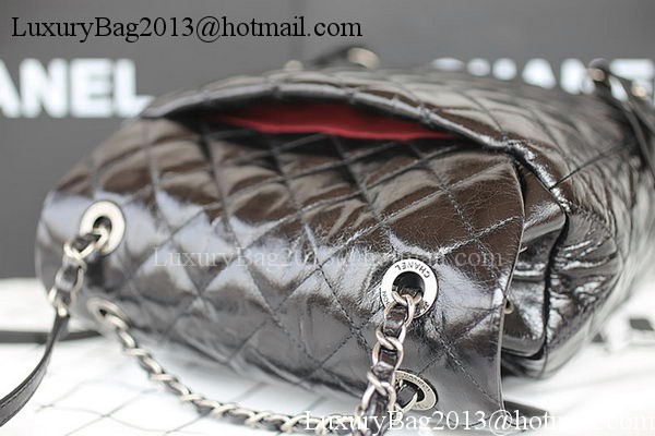 Chanel Original Bright Leather Backpack A92961 Black