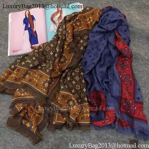 Louis Vuitton Cashmere Scarf LV122B