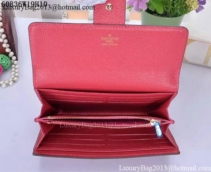 Louis Vuitton Soft Calf Leather LOCKME WALLET M60861 Rose