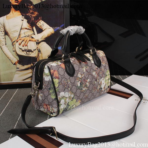 Gucci Blooms GG Supreme Top Handle Bag 409529 Black