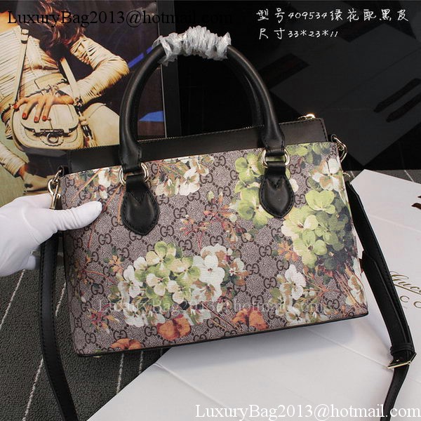 Gucci Blooms GG Supreme Tote Bag 409534 Black