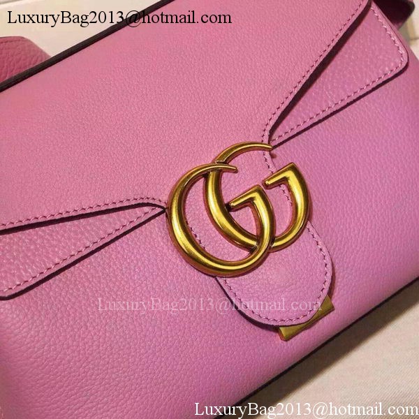 Gucci GG Marmont Leather Shoulder Bag 401173