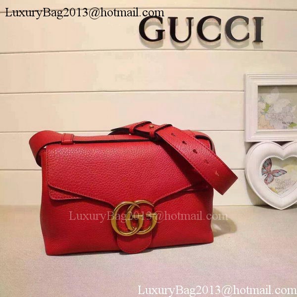 Gucci GG Marmont Leather Shoulder Bag 401173