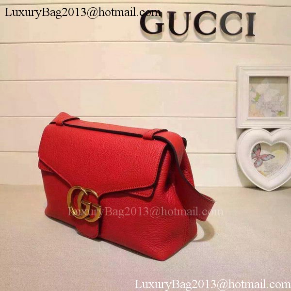 Gucci GG Marmont Leather Shoulder Bag 401173