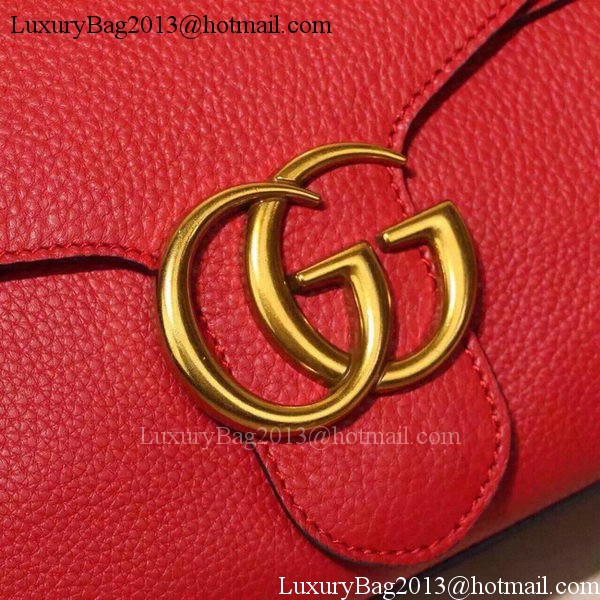 Gucci GG Marmont Leather Shoulder Bag 401173