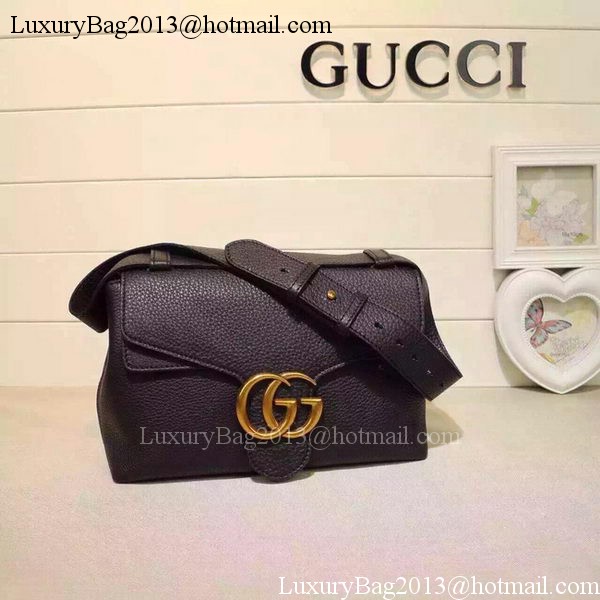 Gucci GG Marmont Leather Shoulder Bag 401173