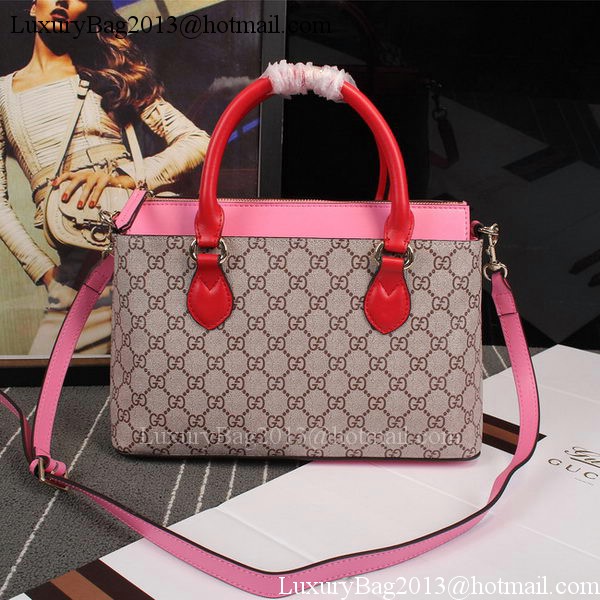 Gucci GG Supreme Tote Bag 409534 Pink