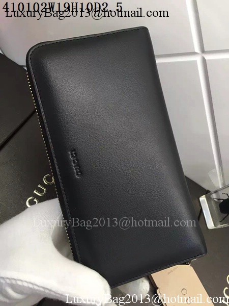 Gucci Smooth Leather Zip Around Wallets 410102