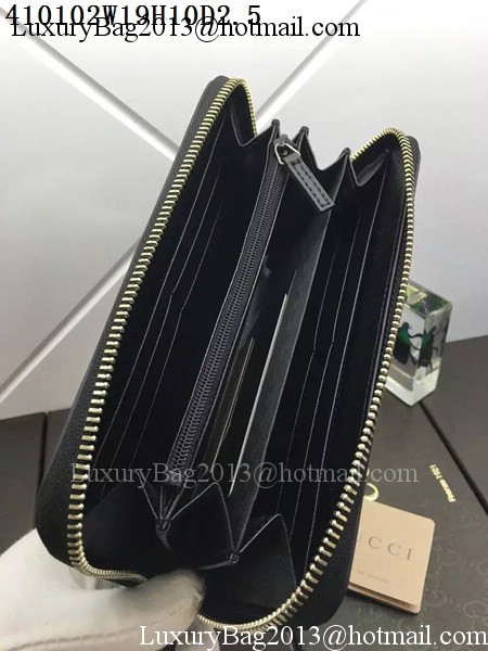 Gucci Smooth Leather Zip Around Wallets 410102