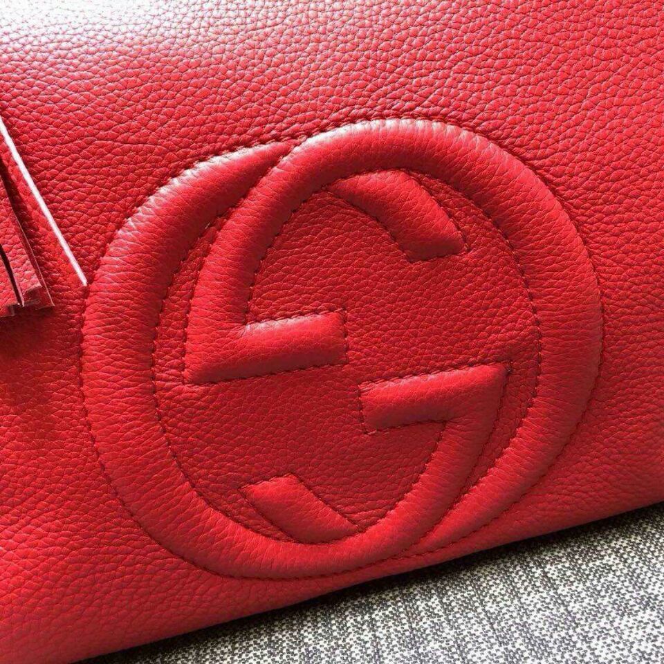 Gucci Soho Original Leather 408825 Red