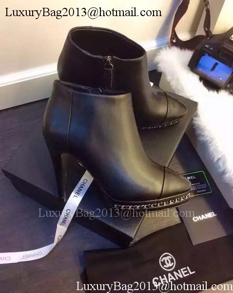 Chanel 105mm Ankle Boot CH1461 Black