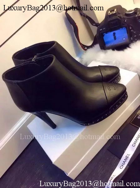 Chanel 105mm Ankle Boot CH1461 Black