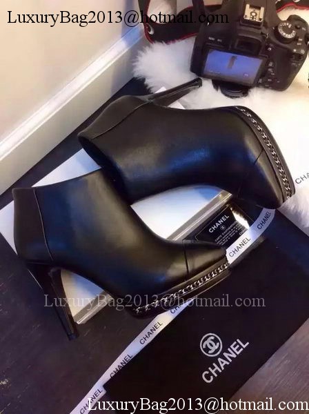 Chanel 105mm Ankle Boot CH1461 Black