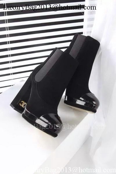 Chanel 110mm Ankle Boot CH1486 Black