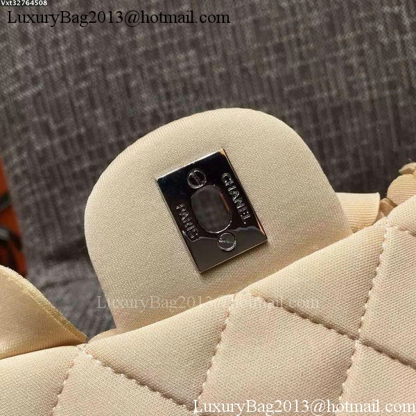 Chanel 2.55 Series Camellia Flap Bag Sheepskin Leather A0921 Apricot