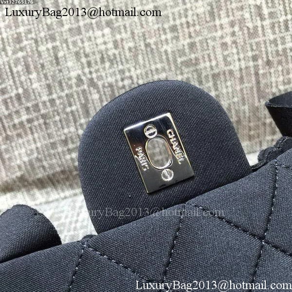 Chanel 2.55 Series Camellia Flap Bag Sheepskin Leather A0921 Black