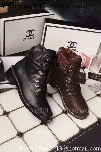 Chanel Ankle Boot CH1467 Brown