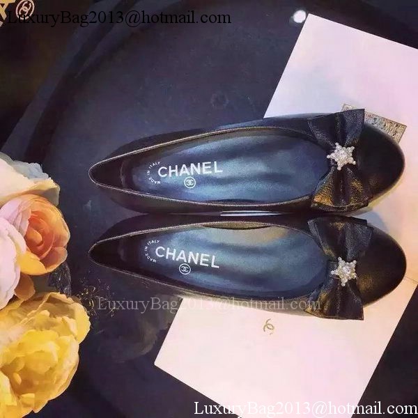 Chanel Ballerina Flat CH1460 Black