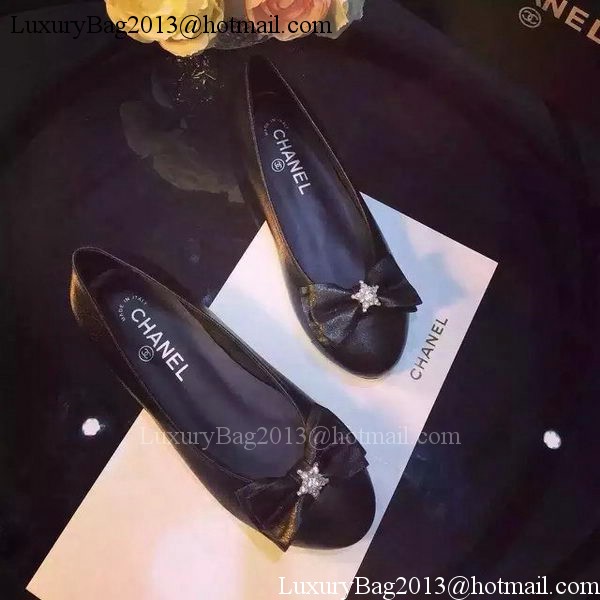 Chanel Ballerina Flat CH1460 Black