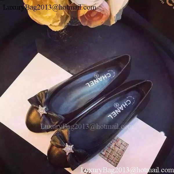 Chanel Ballerina Flat CH1460 Black