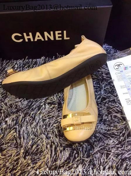 Chanel Ballerina Flat CH1516 Apricot