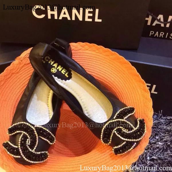 Chanel Ballerina Flat CH1520 Black