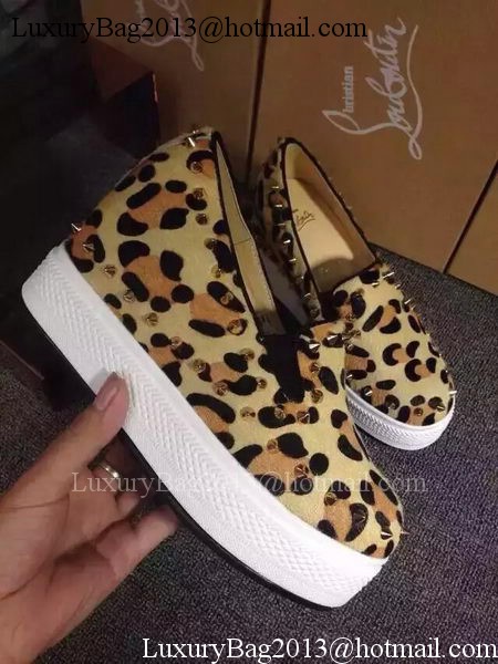 Christian Louboutin Casual Shoes CL1527 Leopard